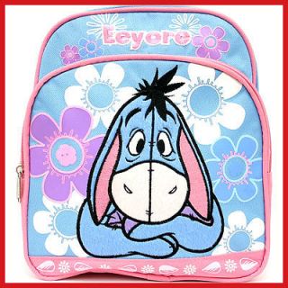 winnie the pooh eeyore pink 10 school backpack bag time
