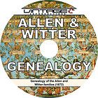 ALLEN & WITTER Family Name {1872} Tree History Genealogy Biography 