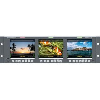NEW Wohler RM 3357 HD (3) 5.7 LCDs Rack HD/SD SDI video monitor RM 