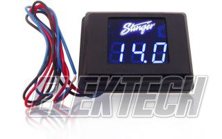 stinger svmb voltmeter blue 3 digit digital display new one