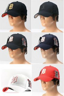   DETROIT TIGERS Flex Fit Baseball Sports Ball Caps Flexible Band Hats