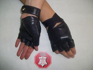womens fingerless leather gloves in Clothing, Shoes & Accessories 