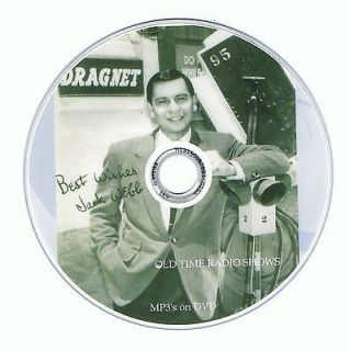 DRAGNET  .Dramatic Police Dramas Old Time Radio   s on DVD