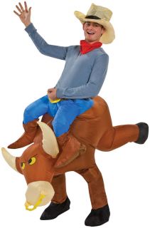 bull rider cowboy illusion inflatable costume ss24529g