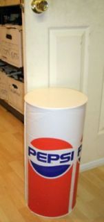 VINTAGE *PEPSI COLA* STAND UP BLOW UP PROMO TABLE RARENEVER USED 