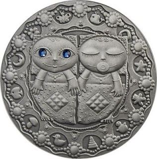 belarus 2009 20 rubel zodiac 28 28g gemini silver coin