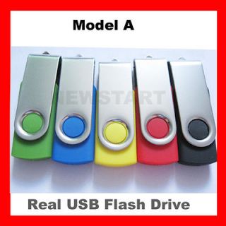 LOT OF 20 4GB 4 GB 4G Swivel USB Flash Drive Memory Pen Key Stick 5 