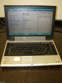   Satellite M50 105 Pentium M 1 6GHz 512MB 14 Screen Laptop WiFi