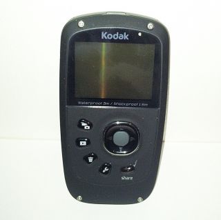 Kodak PlaySport ZX5 128 MB Camcorder Black as Is