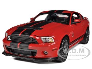 2013 Ford Shelby Mustang GT500 SVT Cobra Red Blk 1 18 Shelby 