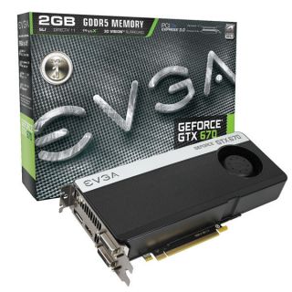 EVGA GeForce GTX670 2048MB GDDR5 256bit 02G P4 2670 KR