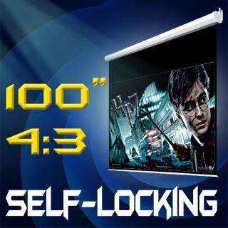 Manual Self Locking Projector Screen 100 4 3 SN100