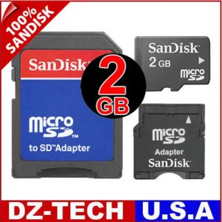 SanDisk 2GB Micro SD MicroSD Mini Memory Card TF 2 G GB