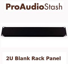 2U / 2 Space Blank steel Rack Panel compatible with standard 19 inch 
