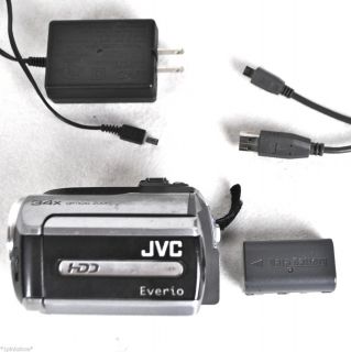 JVC Everio GZ MG130 30 GB Camcorder Silver