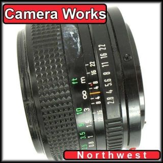   35mm f 2 8 Manual Focus Prime Wide Angle FD Mount Lens for 35mm Film