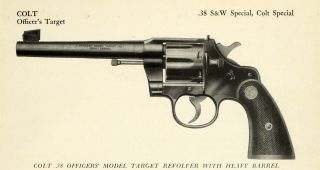 1948 Print 38 Colt Officers Model Target Revolver Smith Wesson Special 