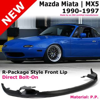 Mazda Miata  MX5 90 97 R Package Style PP Front Bumper Lip Spoiler 