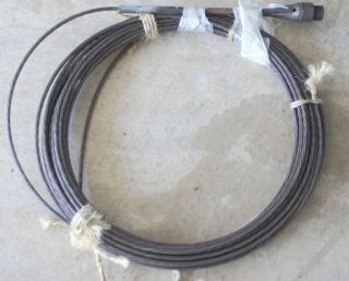 Steel Wire Cable Rope 7 16 Diameter x 90 Foot Long