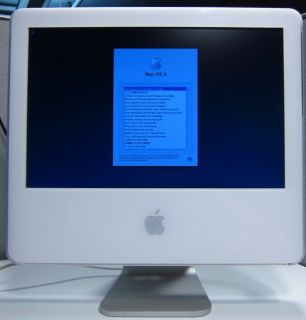 Apple iMac G5 17 Desktop   1.8GHz/768MB/80GB/DVD RW M9248LL/A (August 