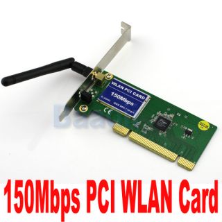 Desktop PC 150M 802 11n G B WiFi LAN WLAN Card Adapter Receiver 
