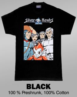 Silver Hawks 80s Cartoons Retro T Shirt