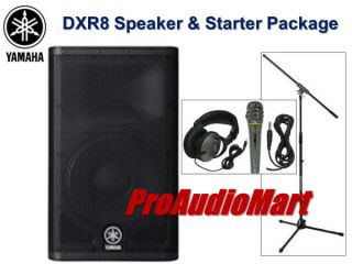 Yamaha DXR8 Powered Speaker 8 2 Way Speaker Package DXR New Free 