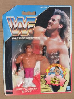 Vintage 90s WWF WWE Hasbro Brutus Barber Beefcake Wrestling Action 