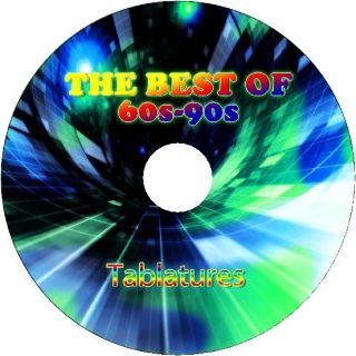 The Best of 60s 70s 80s 90s Guitar Tab CD Tablature Song Book 
