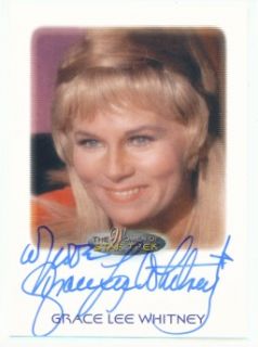 Grace Lee Whitney Rand Autograph Women of Star Trek