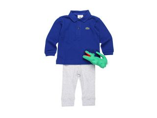 Lacoste Kids Boys L/S Polo And Pant Baby Gift Set (Infant)   Zappos 