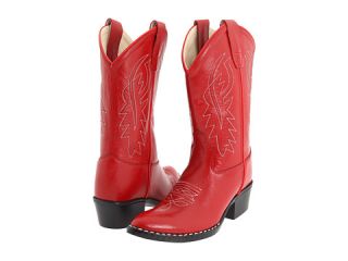 Old West Kids Boots J Toe Western Boot (Toddler/Youth) Red    
