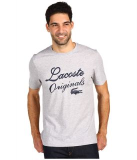 lacoste s s scripted graphic t shirt $ 43 99