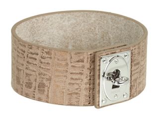 stars fossil glitz lock leather wrap bracelet $ 54 00