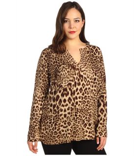 anne klein plus plus size leopard print pullover $ 119