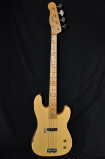 Fender Dusty Hill Signature P Bass Relic Nocaster Blonde
