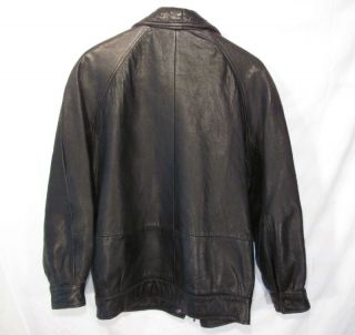  Mens Leather Jacket Coat Excellent Condition Size M 