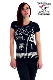 Abbey Dawn Clothing Wild Child Lace Back T Shirt by Avril Lavigne 