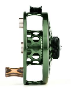 Abel   Super 3N Fly Reel  DEEP GREEN Finish  Wood Handle   With $100 