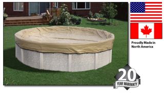 Armor Kote Above Ground Round Winter Pool Covers 20 Year 15 18 21 24 