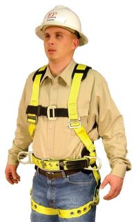 New French Creek 850AB Full Body Harness Shoulder Pads Hip Positioning 