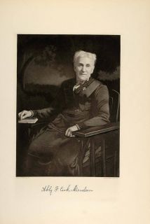 1915 Engraving Abby F Mendsen John F Illinois Company ORIGINAL