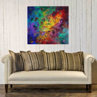   ABSTRACT MODERN OIL KNIFE PAINTING WALL DECOR Eugenia Abramson