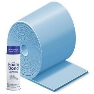 24 Above Ground Pool Round Swimming Liner Wall Foam Kit w Adhesive 