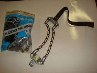 Acco Sure Go Strap on Emergency Tire Chains Snow Chain Set