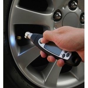 Accutire Programmable Digital Front Rear Tire Pressure Gauge w LED 