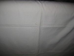 Vintage White Cloth Tablecloth Black Lace Accents Elegant 60 x 80 