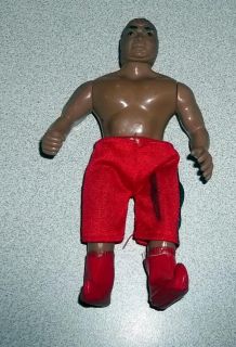 Vintage AWA Remco Abdullah The Butcher Wrestling Figure Complete Mat 