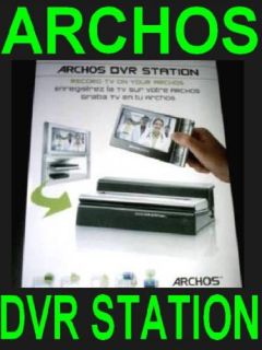 Archos AV 405 605 705 DVR Video Docking Station 500982