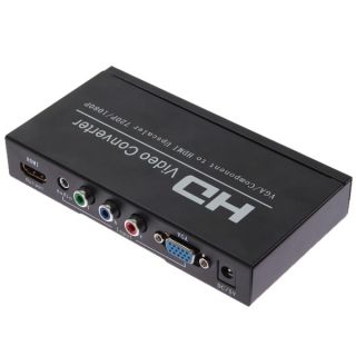Brand New Component Video YPbPr VGA to HDMI Converter SHIP from HDMI 